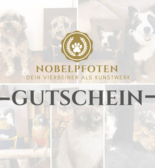 Nobelpfoten Gutschein - Eigener Betrag