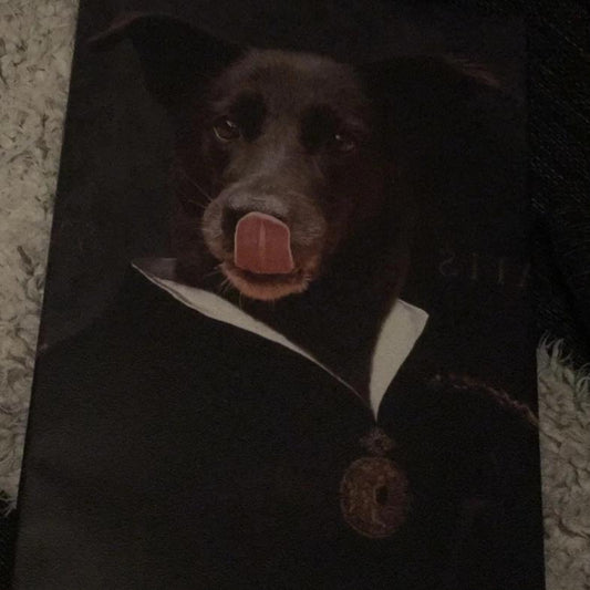 Tier Portrait auf Leinwand die Königin