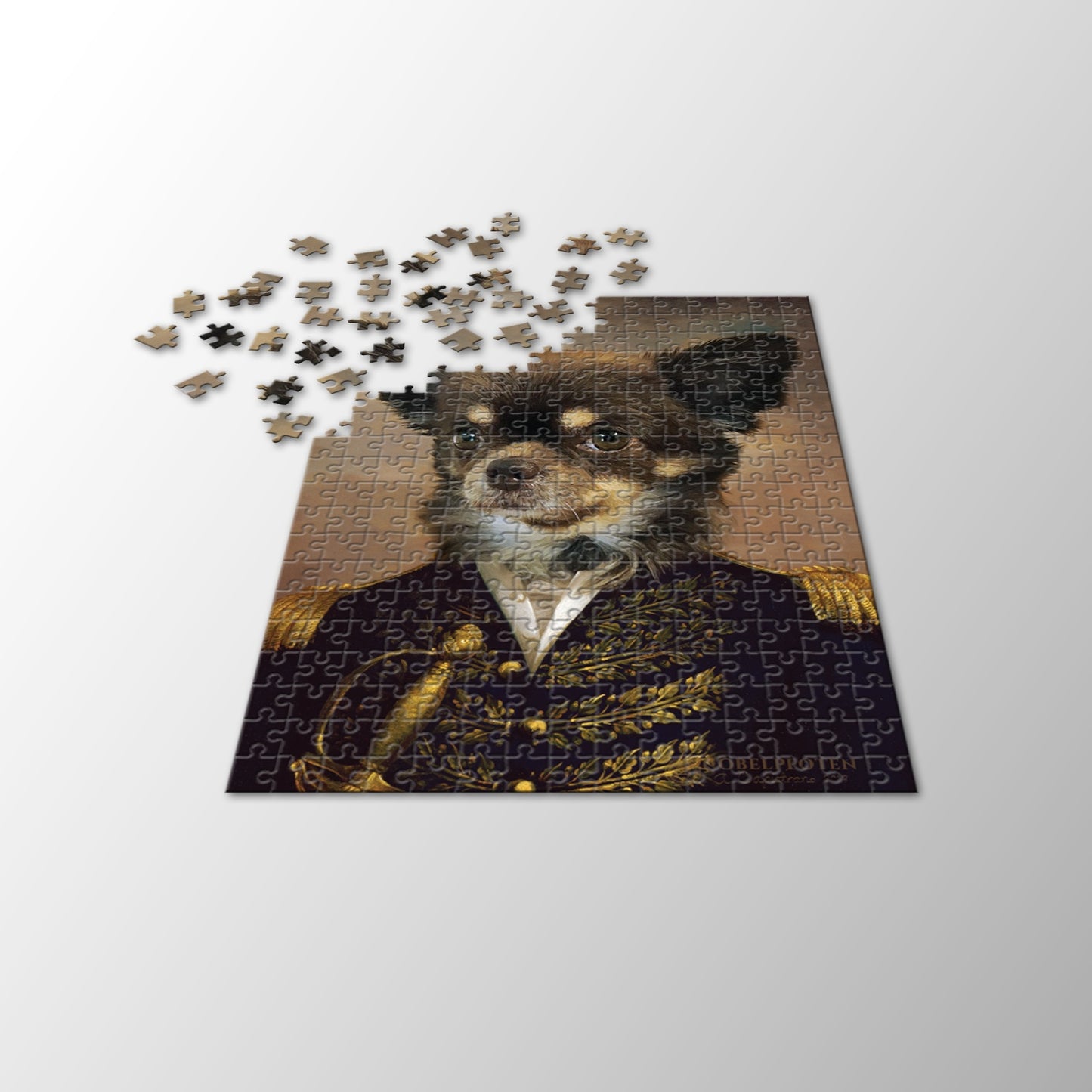 Haustier Puzzle - Der Offizier