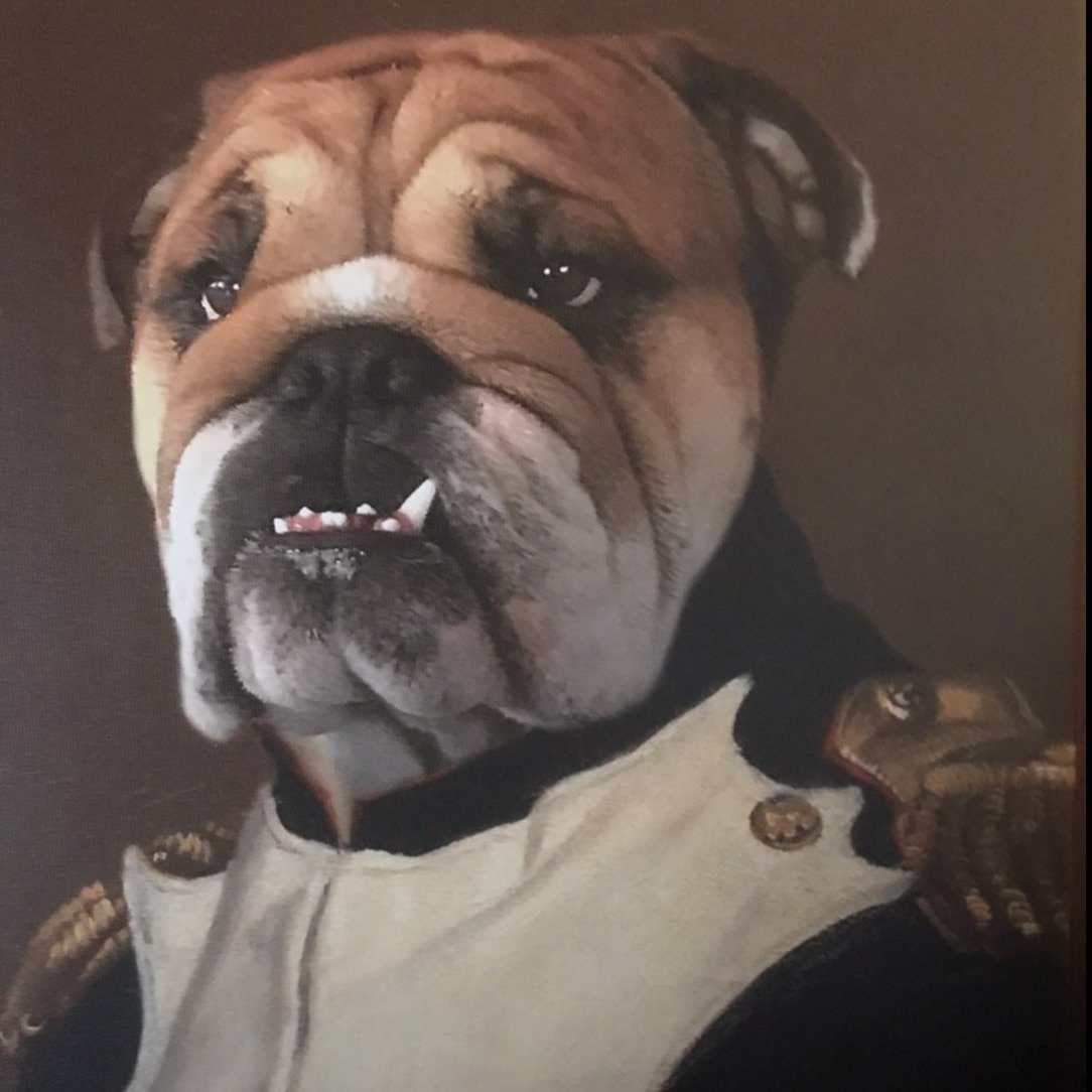 Kaiser Napoleon - Porträt auf Leinwand und Holzrahmen