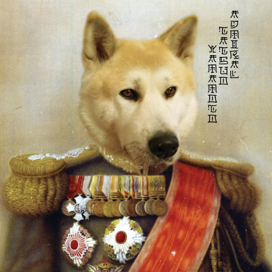 Der Japanische Admiral - Porträt auf Leinwand und Holzrahmen