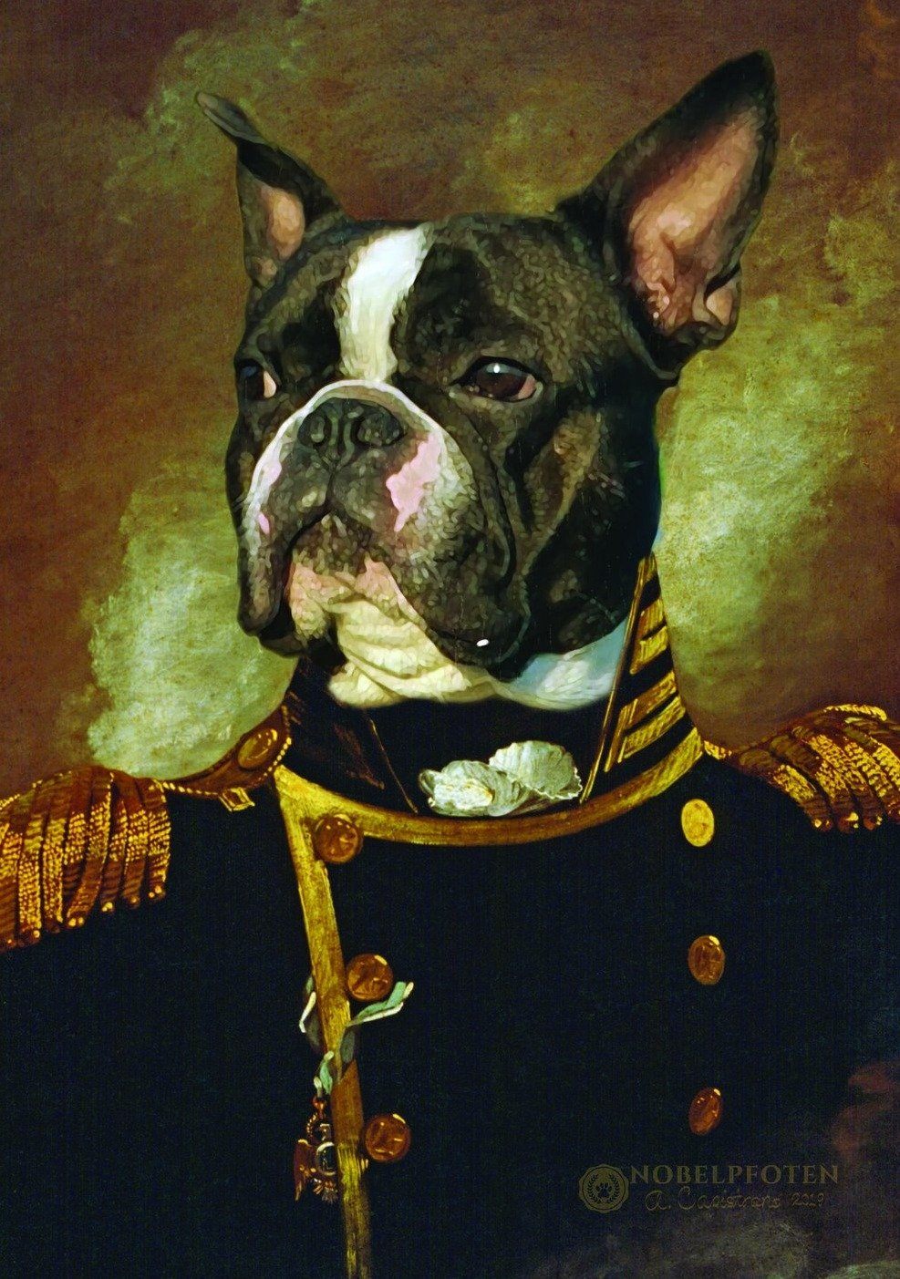 Der Admiral - Poster auf 250g Qualitätsdruck