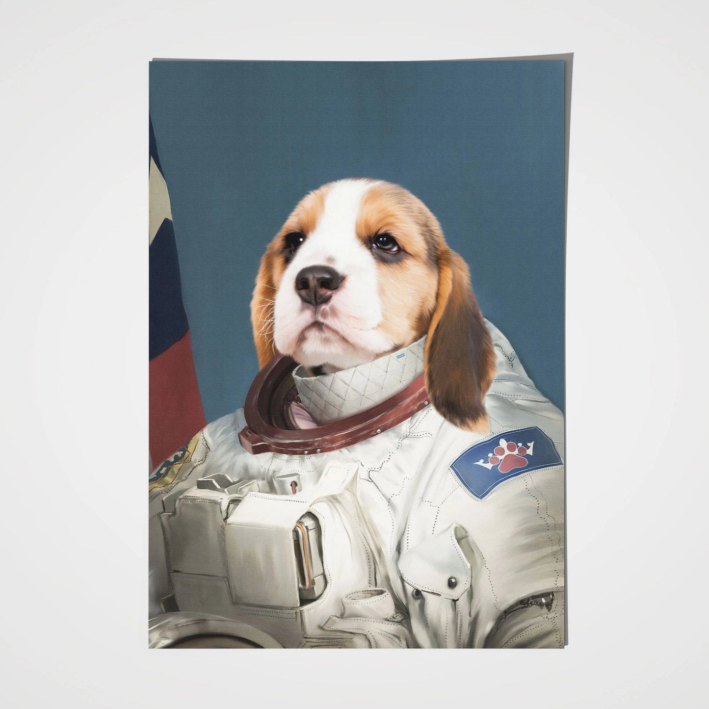 El Astronauta - Póster con impresión de calidad de 250g