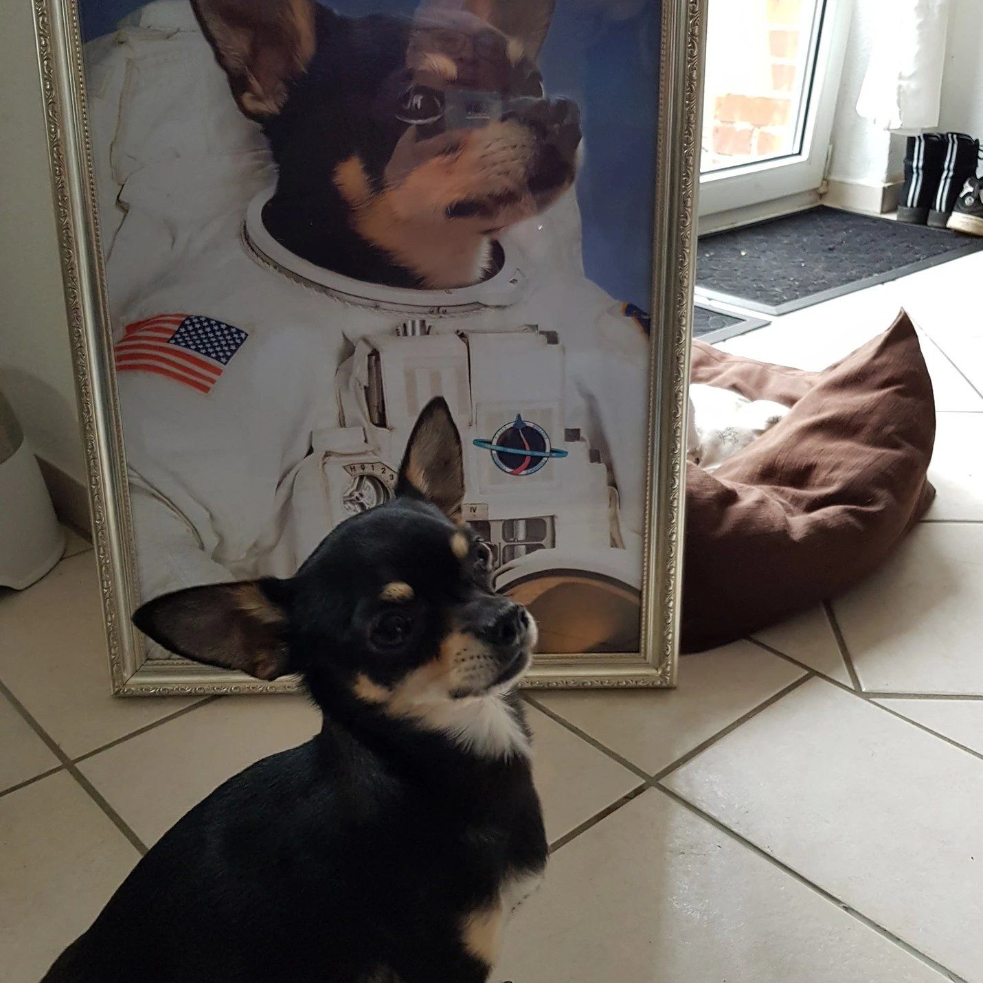 El Astronauta - Póster con impresión de calidad de 250g