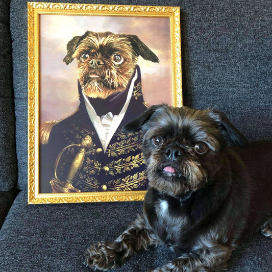 Dein Haustier als Poster Gemälde Hund Katze
