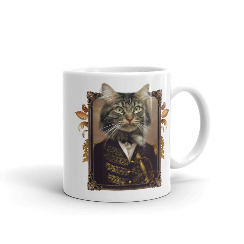 Katze auf einer Haustier Tasse als Geschenk für Haustier Halter
